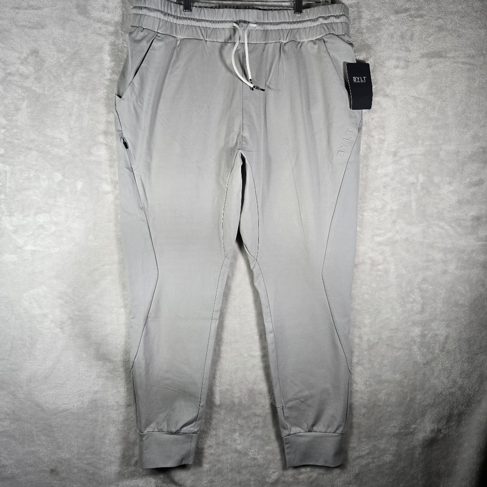 BYLT Premium Active Jogger Men Size XXL 2XL Storm Grey 30" Inseam Athleisure NWT
